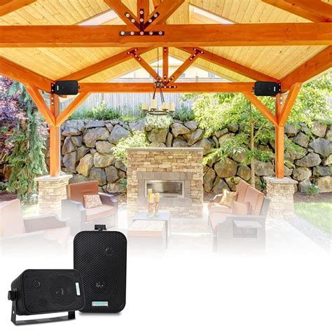 outdoor speaker steel box|outdoor wall mount speakers.